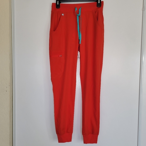 Figs Pants & Jumpsuits Figs Zamora 2 Fionlite Jogger Scrub Technical Collection Red Pants
